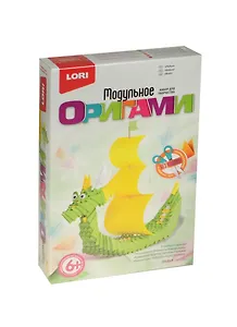 LORI МБ-024 Модульное оригами Ладья (набор д/творч.) (6+) (коробка)