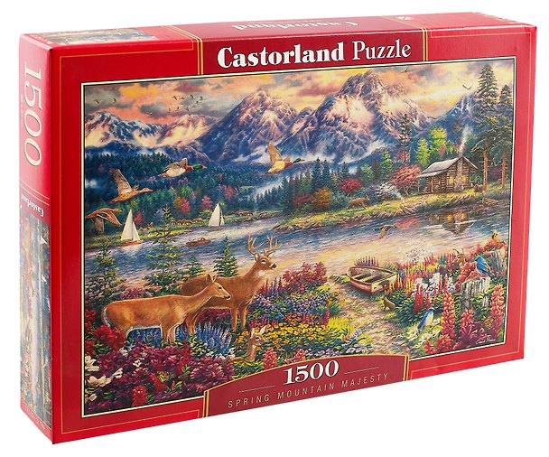 Пазл «У подножия гор» 1500 элементов, Castorland 3015656 — 1