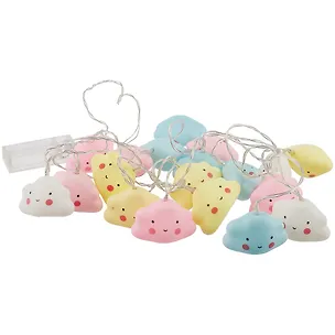 Гирлянда LED Облака цветные (20шт) (ПВХ бокс) 12-06630-Y024) 2693425