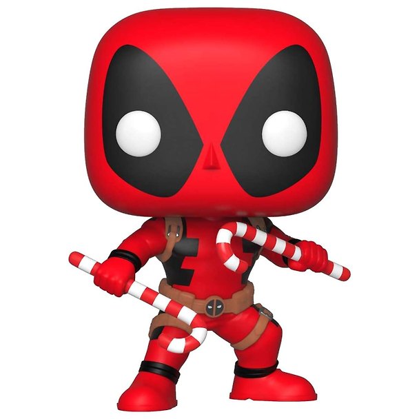 Фигурка Funko POP! Bobble Marvel Holiday Deadpool w/ Candy Canes (400) 33985 (Fun1623) 3133141 — 1