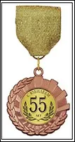 Медаль подарочная С Юбилеем 55 лет (MED02-243) 2324710
