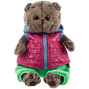 Мягкая игрушка Басик в теплом жилете (25 см) (Ks25-168) 2864746