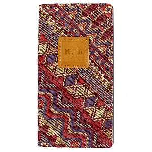 Записная книжка «Folk», бордовая, 96 листов, А6+