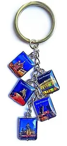 Сувенир, Брелок металл гирлянды виды СПб ночь [46-9186]