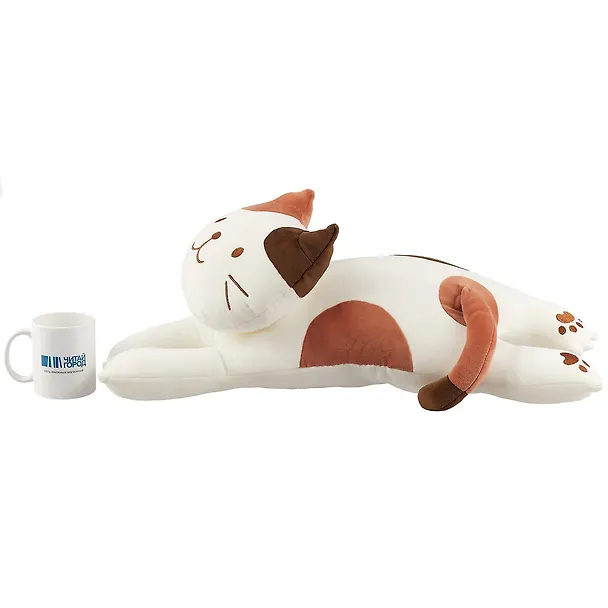 Мягкая игрушка "Кот пятнистый на животе", 60 см 2640250 — 3