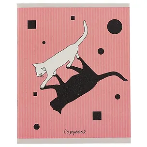 Тетрадь в клетку Unnika, "Игра с тенью", 48 листов, в ассортименте 246563