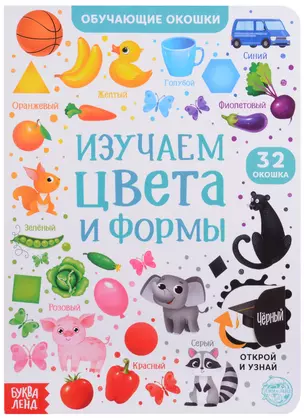 Книга с окошками "Изучаем цвета и формы" — 2895216 — 1