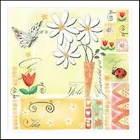 Салфетки Daisy бум. сервиров. Весенний мотив (SDОG002701) (33х33) (20шт) (3сл)