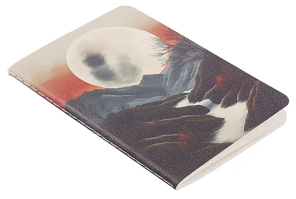 Записная книжка «Луна» А7, 30 листов в клетку, сшивка, Be positive 3079196 — 2