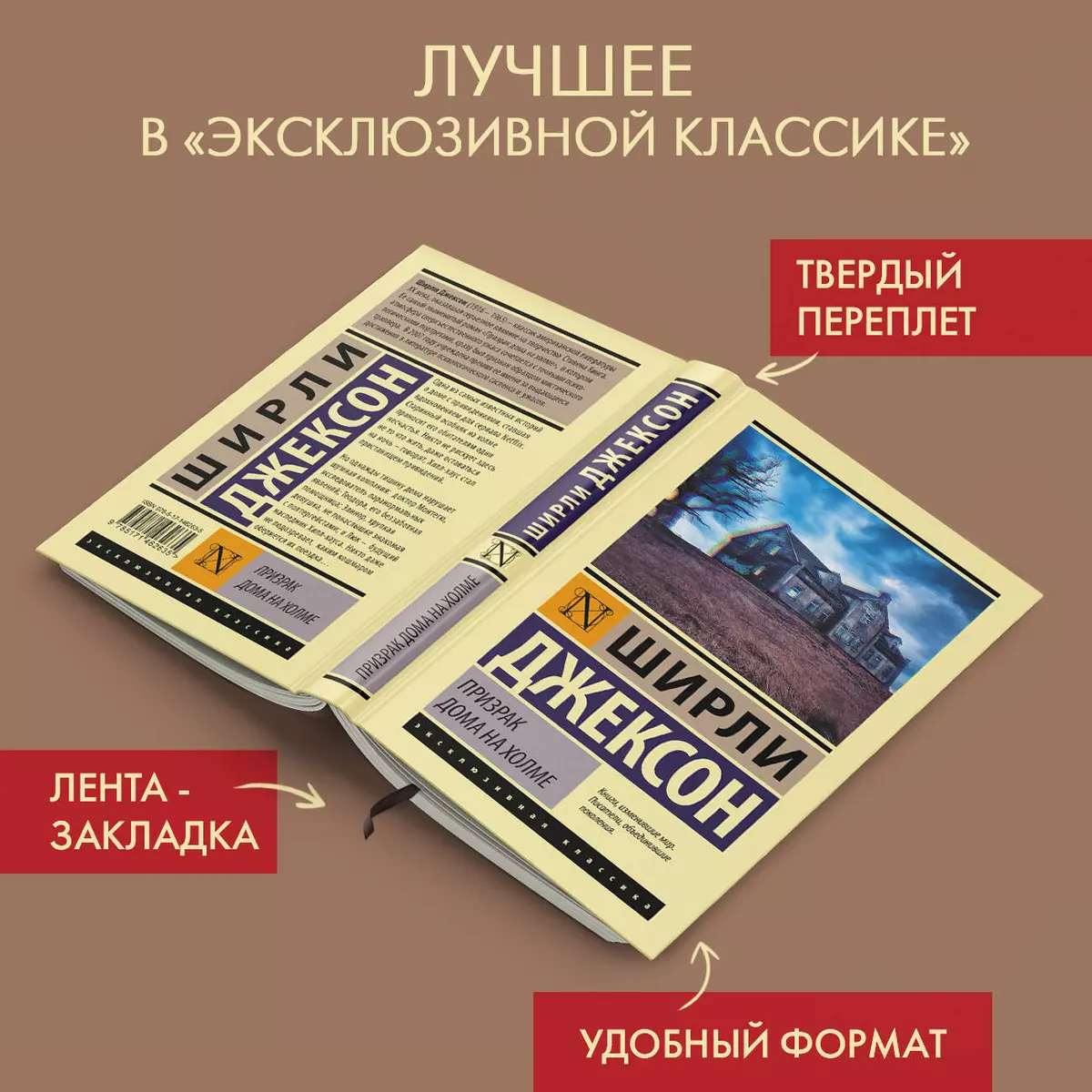 Призрак дома на холме (Ширли Джексон) - купить книгу с доставкой в  интернет-магазине «Читай-город». ISBN: 978-5-17-146263-5