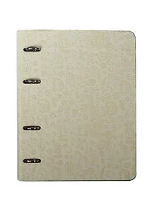 Папка-обложка для тетради со сменными блоками А5 "Happy" кожзам, инд.уп., IN FOLIO