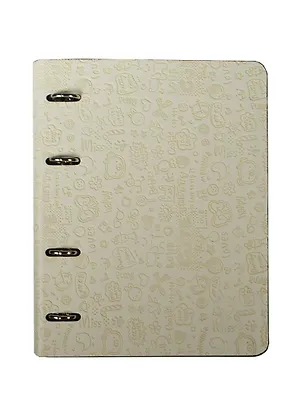 Папка-обложка для тетради со сменными блоками А5 "Happy" кожзам, инд.уп., IN FOLIO 234426