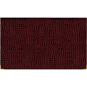 Планинг недат. 64л "Prestige. Iguana" бордо, карманный, иск.кожа, мет.уголки, поролон, тон.бумага, зол.торец, справ.мат-лы, ляссе, Listoff