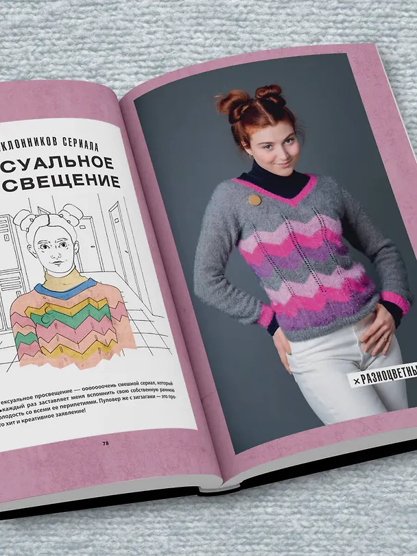 Книга Knitflix. Вязание на спицах для поклонников культовых сериалов (Торстен Дуит) — 12