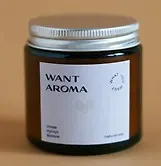 Свеча ароматическая Слива,Мускус,Фрезия (120мл) (WA_M0512020)