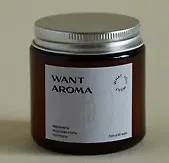 Свеча ароматическая Карамель,Морская соль,Попкорн (120мл) (WA_M0212020) 3102458