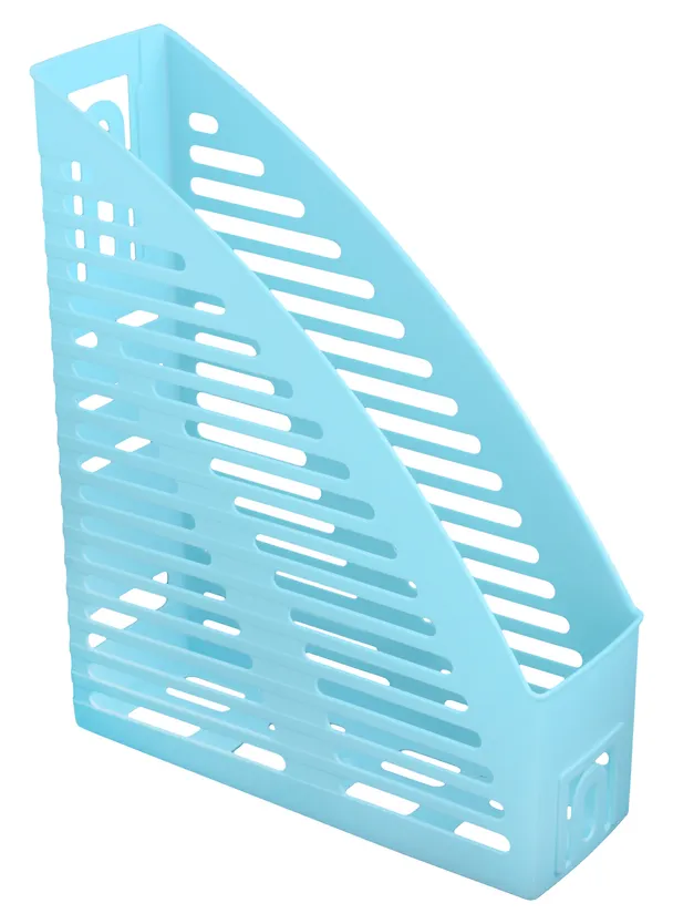 Лоток вертикальный "Base, Pastel", 85мм, пластик, голубой, ErichKrause 2994005 — 2