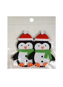 Набор декоративных эл. из фетра Пингвины(2шт)(9,5см)(пакет)