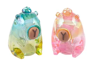 Точилка 1 отверстие, "Капибара", прозрачная, в ассортименте, Yoi