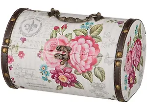 Шкатулка с ручкой из серии Весенние цветы 21х14х14 см  (41-375)