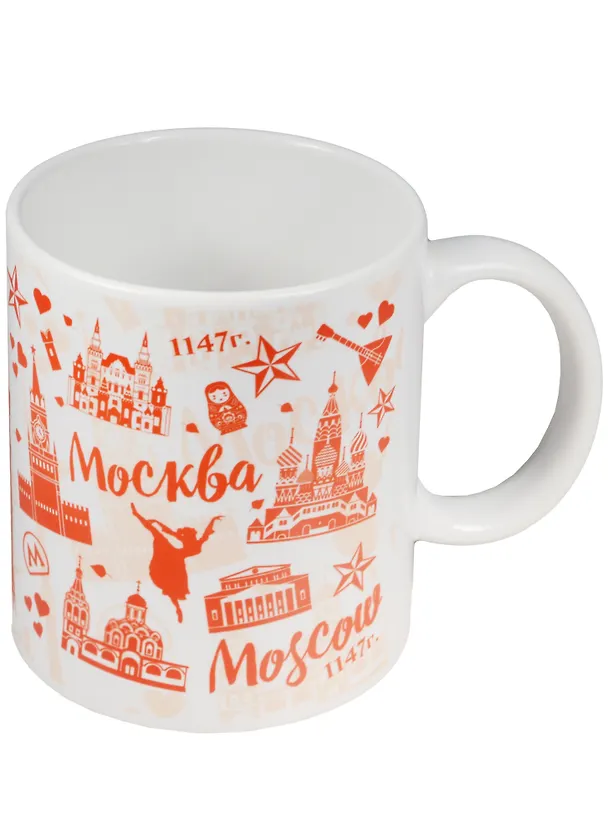 ГС Кружка Москва рисунки (300 мл) (1673215) 2568389 — 1