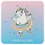 Подставка под чашку Unicorn ballerina (ПЧ2018-03) — 2641574 — 1