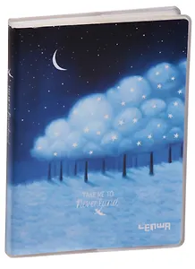 Записная книжка «Take me to neverland» А6, 80 листов в клетку, Lenwa