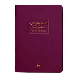 Тетрадь 48л кл. "Trésor. Inside" карт.обл.,  мат.текст.ламинация, тиснение фольгой, скрепка, ассорти