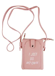 Сумка на молнии I just do my own(кожзам)(12х19)