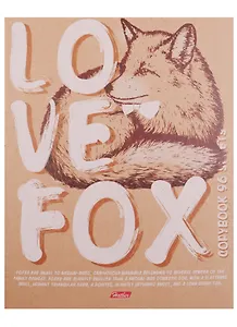 Тетрадь в клетку Hatber, I love, 96 листов, в ассортименте