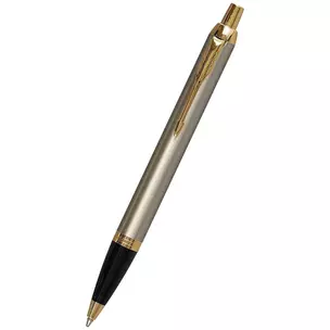 Ручка шариковая Parker, IM Brushed Metal GT, подарочная синяя — 243005 — 1