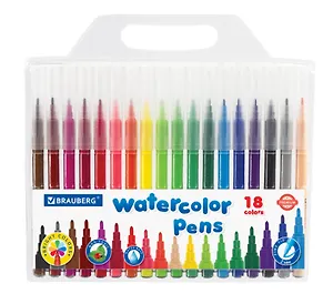 Фломастеры Brauberg, Premium, 18 цветов