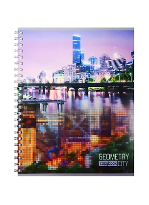 Тетрадь в клетку BG, Geometry City, 80 листов, в ассортименте 240716