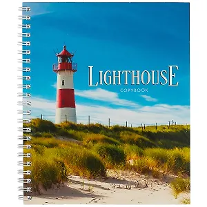 Тетрадь в клетку Unnika, "Свет маяка", 80 листов, в ассортименте