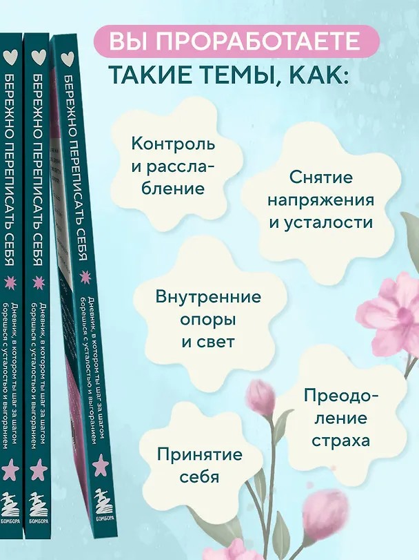 Книга Бережно переписать себя. Дневник, в котором ты шаг за шагом борешься с усталостью и выгоранием () — 10