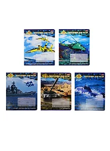 Тетрадь в клетку Hatber, "Вооруженные силы России", 12 листов, в ассортименте