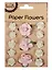 Набор для творчества, Цветы Paper Flower 3 больш.+10маленьк., розовые и молочные — 2545859 — 3