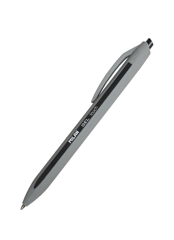 Гелевая ручка черная 0,7 мм, Gel touch, Milan 239052 — 1