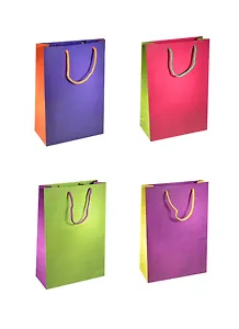 Пакет подарочный бумажный А4 25*34 ламинат, L, ассорти