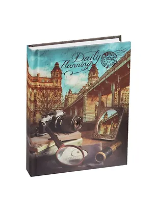 Ежедневник недат. А6 160л "Городской стиль. Путешествия" 7БЦ, мат.лам, выб.лак, Listoff 238082