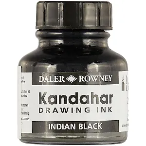 Тушь для каллиграфии «Kandahar», 28 мл, чёрная