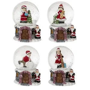 Фигурка декоративная Дети в стеклянном шаре, 4 варианта (4х4х6) (823401)