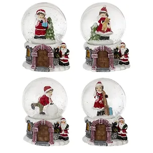 Фигурка декоративная Дети в стеклянном шаре, 4 варианта (4х4х6) (823401) 3126930