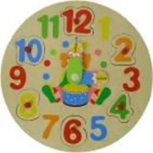 Паззл Деревянные часы Клоун (3+) (3602) 2296480