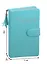 Ежедневник недат. А6+ 120л 110*190 Софт-тач бирюзовый, кожзам, тв. переплет, магнит.клапан, кисточка, тонир.блок, ляссе — 255556 — 2
