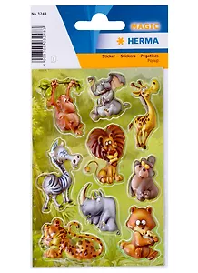 Наклейки "Лев в Африке"