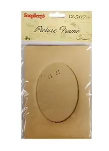 Заготовка из папье-маше Рамочка для фото (SCB27061) (12,5х17см) (упаковка)