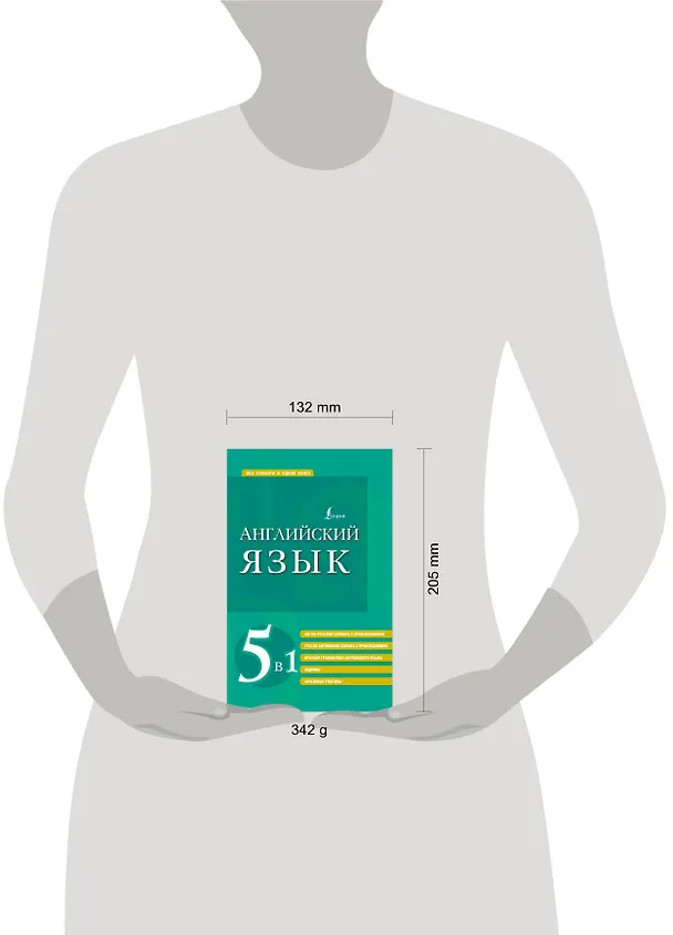 Книга Английский язык. 5 в 1: англо-русский и русско-английский словари с произношением, краткая грамматика английского языка, идиомы, фразовые глаголы () — 5