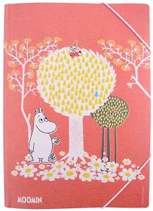 Папка на резинке А5 MOOMIN "Муми-тролль и малышка Мю