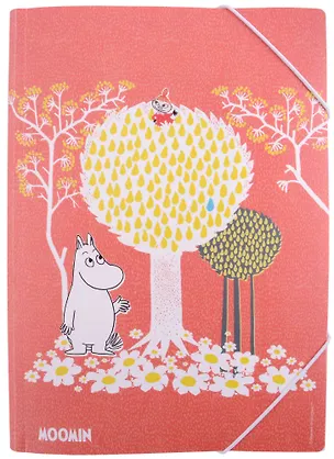 Папка на резинке А5 MOOMIN "Муми-тролль и малышка Мю 262980